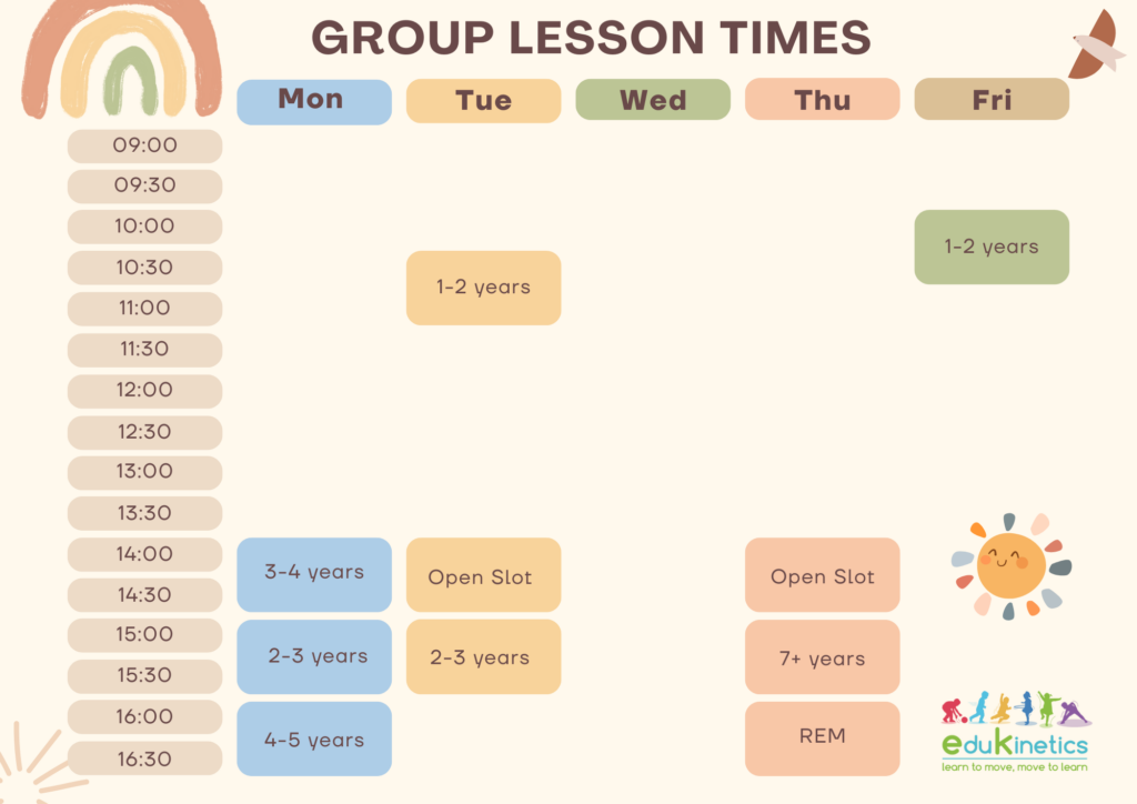 Group Lesson Times